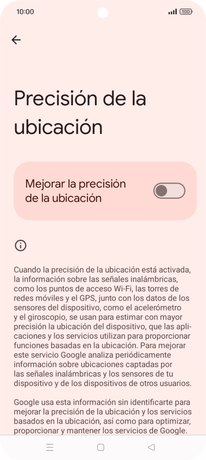 Si pulsas el indicador junto a Si pulsas el indicador junto a