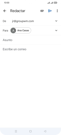 Pulsa Asunto e introduce el asunto deseado. Pulsa Asunto e introduce el asunto deseado.