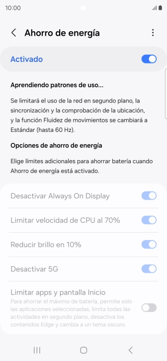 Pulsa la tecla de inicio para terminar y regresar a la pantalla de inicio. Pulsa la tecla de inicio para terminar y regresar a la pantalla de inicio.