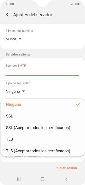 Pulsa Ninguno para desactivar la función. Pulsa Ninguno para desactivar la función.
