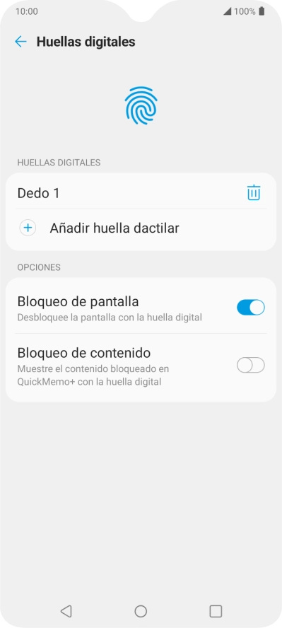 Pulsa el indicador junto a los ajustes deseados para activarlos o desactivarlos. Pulsa el indicador junto a los ajustes deseados para activarlos o desactivarlos.