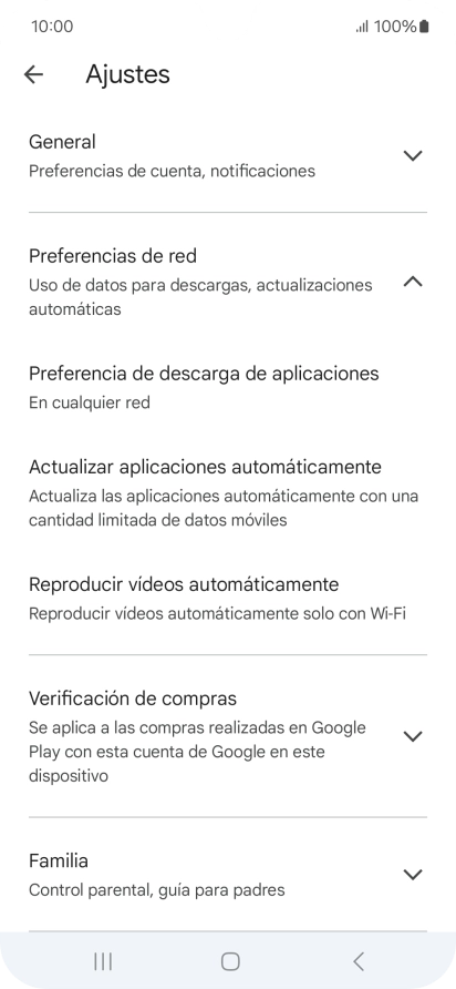 Pulsa Actualizar aplicaciones automáticamente. Pulsa Actualizar aplicaciones automáticamente.