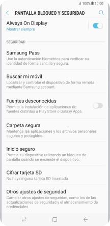 Pulsa Otros ajustes de seguridad. Pulsa Otros ajustes de seguridad.