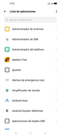 Pulsa la app deseada. Pulsa la app deseada.