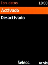 Selecciona Activado para activar la función. Selecciona Activado para activar la función.