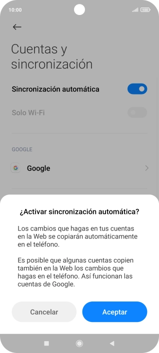 Pulsa Aceptar.