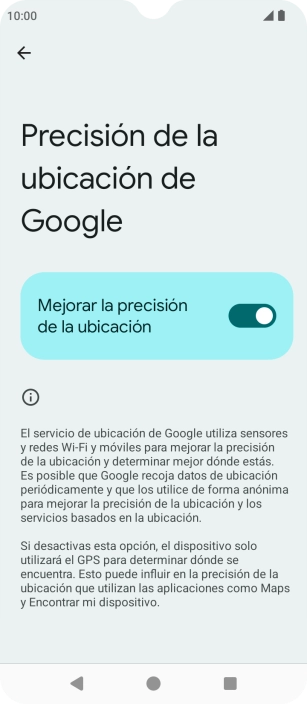 Si pulsas el indicador junto a Si pulsas el indicador junto a