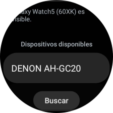 Pulsa el dispositivo deseado. Pulsa el dispositivo deseado.