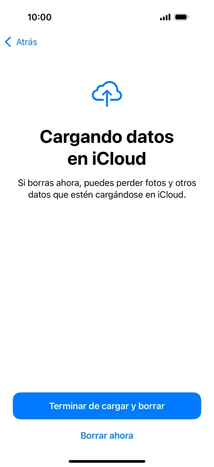 Pulsa el ajuste deseado. Pulsa el ajuste deseado.