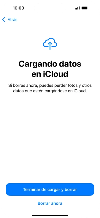 Pulsa el ajuste deseado. Pulsa el ajuste deseado.
