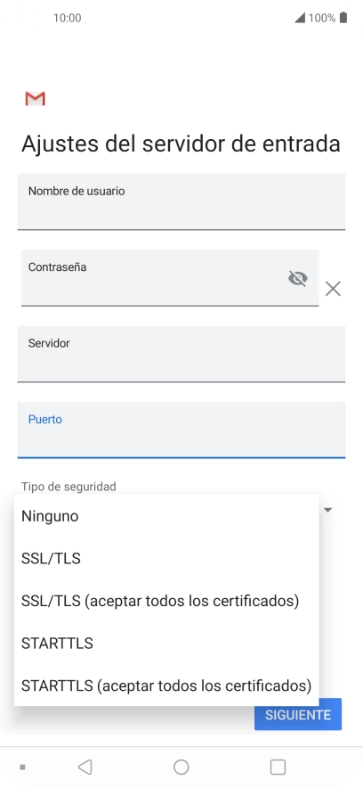 Pulsa Ninguno.