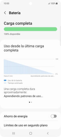 Pulsa Ahorro de energía. Pulsa Ahorro de energía.