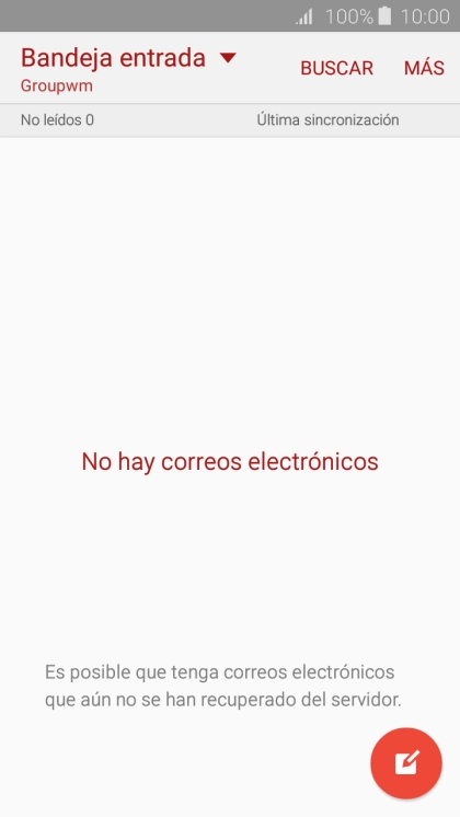 Si aparece en la pantalla esta imagen, tu cuenta de correo electrónico ha sido reconocida y configurada automáticamente. Sigue las indicaciones de la pantalla para introducir más información y terminar la configuración. Si aparece en la pantalla esta imagen, tu cuenta de correo electrónico ha sido reconocida y configurada automáticamente. Sigue las indicaciones de la pantalla para introducir más información y terminar la configuración.