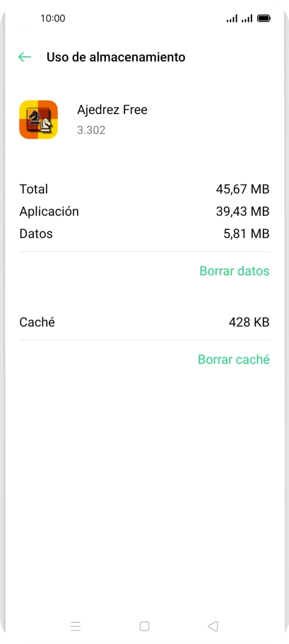 Pulsa Borrar caché. Pulsa Borrar caché.