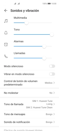 Pulsa Tono de llamada. Pulsa Tono de llamada.
