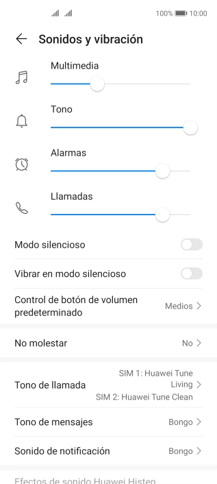 Pulsa Tono de llamada. Pulsa Tono de llamada.