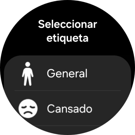 Pulsa el ajuste deseado. Pulsa el ajuste deseado.