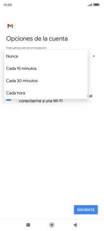 Pulsa el ajuste deseado. Pulsa el ajuste deseado.