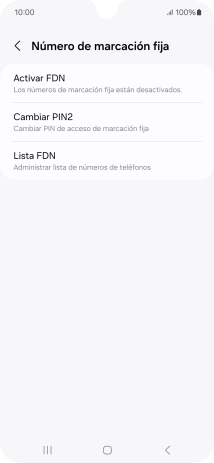 Pulsa Activar FDN. Pulsa Activar FDN.