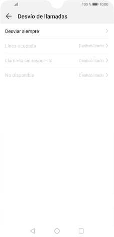 Pulsa el tipo de desvío deseado. Pulsa el tipo de desvío deseado.
