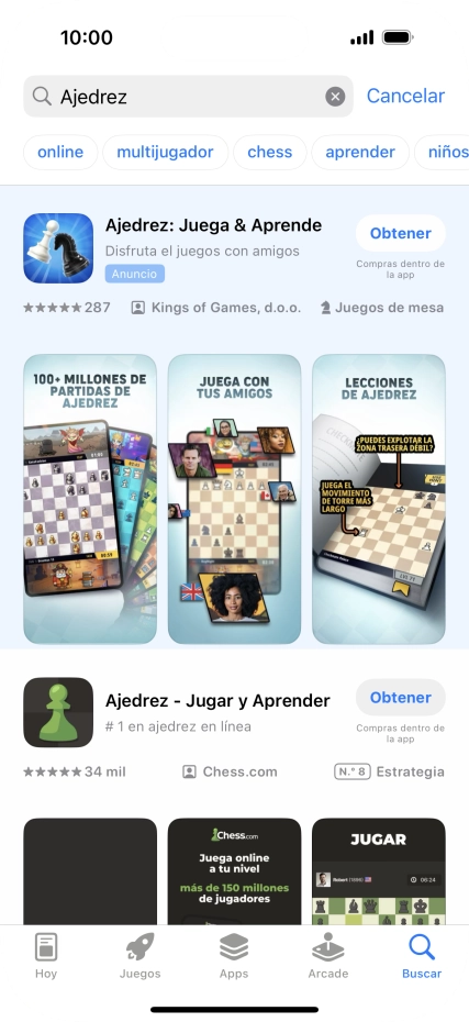 Pulsa la app deseada. Pulsa la app deseada.