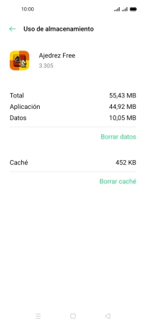 Pulsa Borrar caché. Pulsa Borrar caché.
