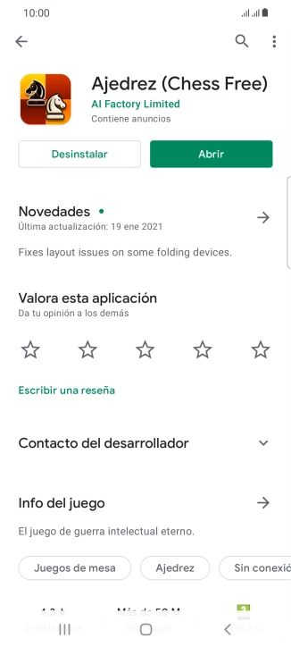 Pulsa Desinstalar. Pulsa Desinstalar.