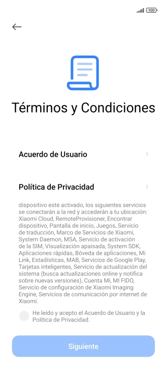 Pulsa en el campo para aceptar los términos y condiciones. Pulsa en el campo para aceptar los términos y condiciones.