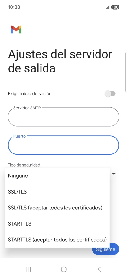 Pulsa SSL/TLS.