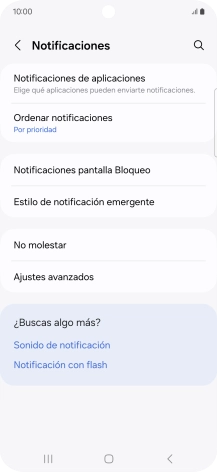 Pulsa Notificaciones de aplicaciones. Pulsa Notificaciones de aplicaciones.