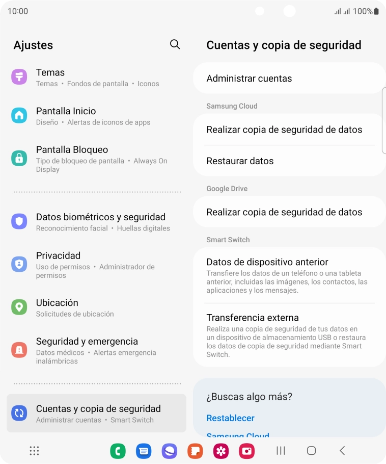 Pulsa Administrar cuentas. Pulsa Administrar cuentas.