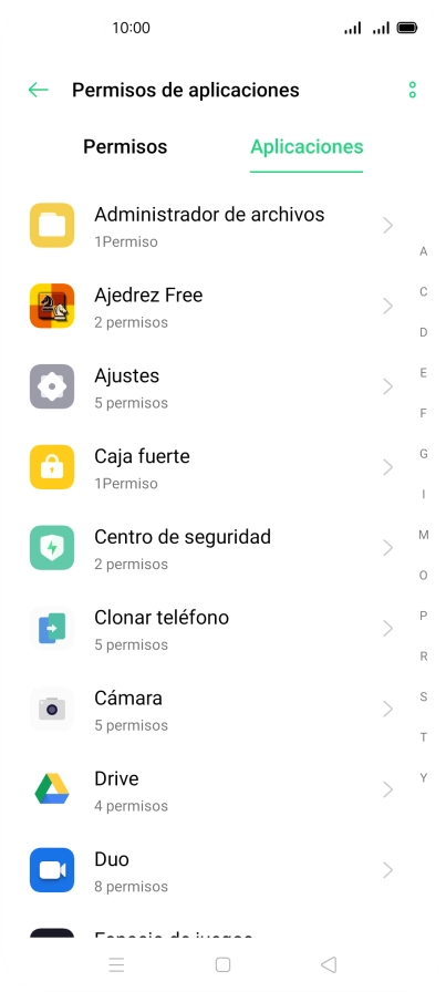 Pulsa la app deseada. Pulsa la app deseada.