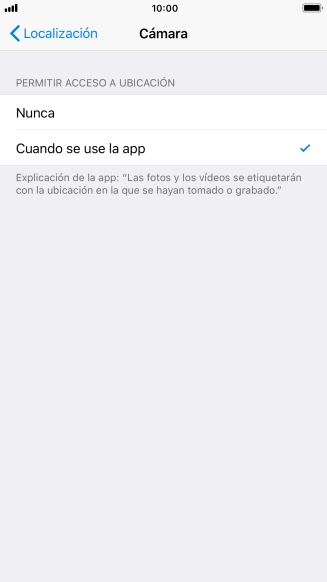 Pulsa el ajuste deseado para activar o desactivar la función. Pulsa el ajuste deseado para activar o desactivar la función.