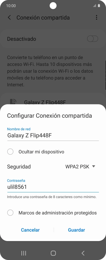 Pulsa Guardar.