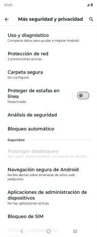 Pulsa Bloqueo de SIM. Pulsa Bloqueo de SIM.