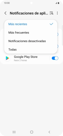 Pulsa el ajuste deseado. Pulsa el ajuste deseado.