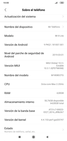 Pulsa Actualización del sistema. Si hay una versión de software nueva disponible, aparecerá ahora en la pantalla. Sigue las indicaciones de la pantalla para actualizar el software del teléfono. Pulsa Actualización del sistema. Si hay una versión de software nueva disponible, aparecerá ahora en la pantalla. Sigue las indicaciones de la pantalla para actualizar el software del teléfono.