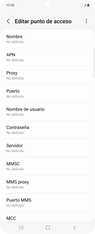 Pulsa Nombre.
