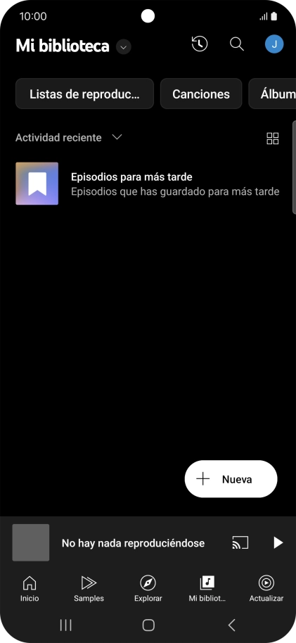 Pulsa la lista desplegable. Pulsa la lista desplegable.