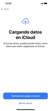 Pulsa Borrar ahora. Pulsa Borrar ahora.