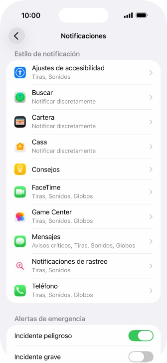 Pulsa la aplicación deseada. Pulsa la aplicación deseada.