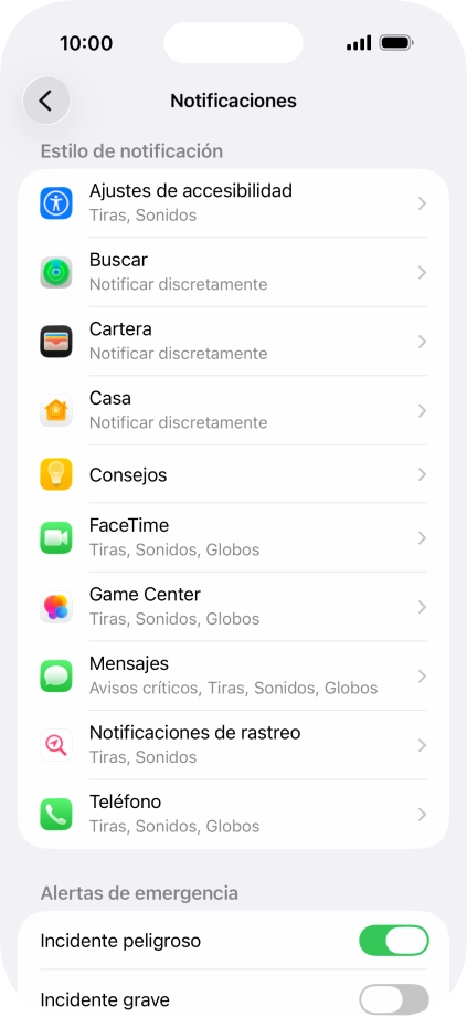 Pulsa la aplicación deseada. Pulsa la aplicación deseada.