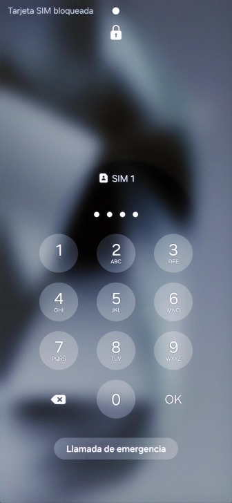 Si lo solicita el teléfono, introduce el código PIN y pulsa OK. Si lo solicita el teléfono, introduce el código PIN y pulsa OK.