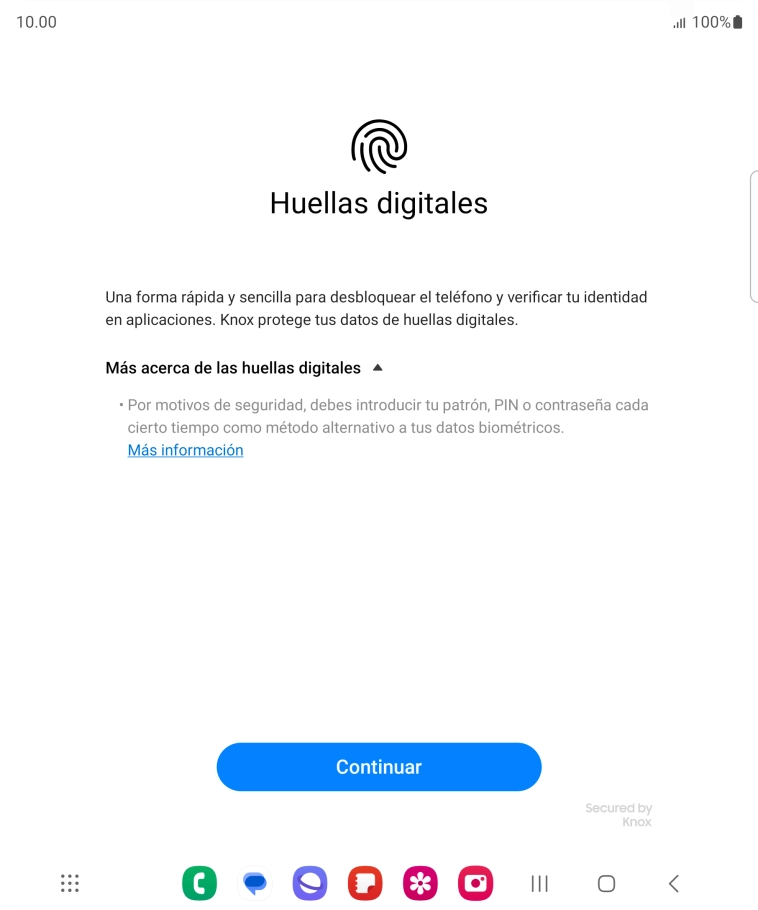 Pulsa Continuar. Pulsa Continuar.