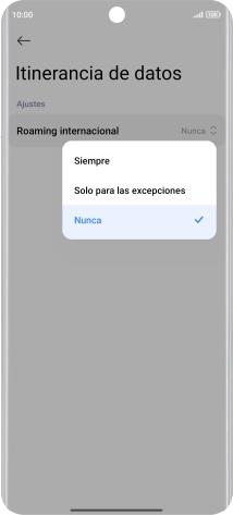 Pulsa el ajuste deseado para activar o desactivar la función. Pulsa el ajuste deseado para activar o desactivar la función.