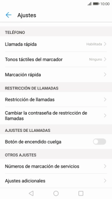 Pulsa Ajustes adicionales.