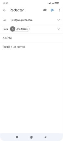 Pulsa Asunto e introduce el asunto deseado.