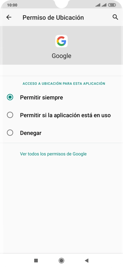 Pulsa el ajuste deseado. Pulsa el ajuste deseado.