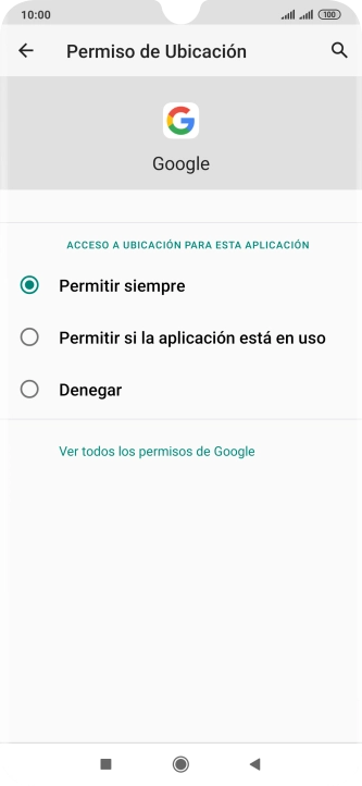 Pulsa el ajuste deseado. Pulsa el ajuste deseado.