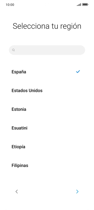 Pulsa el país o el área deseados. Pulsa el país o el área deseados.
